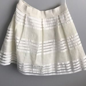 White Patterned Skirt